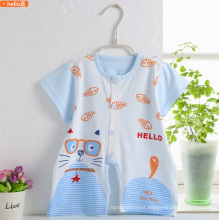 Algodão Baby Summer Romper Infant Apparel